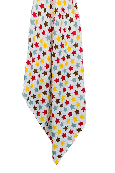 Small star pattern muslin cotton swaddle